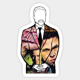 David Fincher (Fight Club) Portrait Sticker